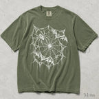 Spider Web Bat Comfort Colors T-Shirt - Moss / S - T-Shirt