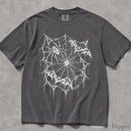 Spider Web Bat Comfort Colors T-Shirt - Pepper / S - T-Shirt