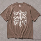 Spider Web Ribcage Comfort Colors T-Shirt - Espresso / S - T-Shirt