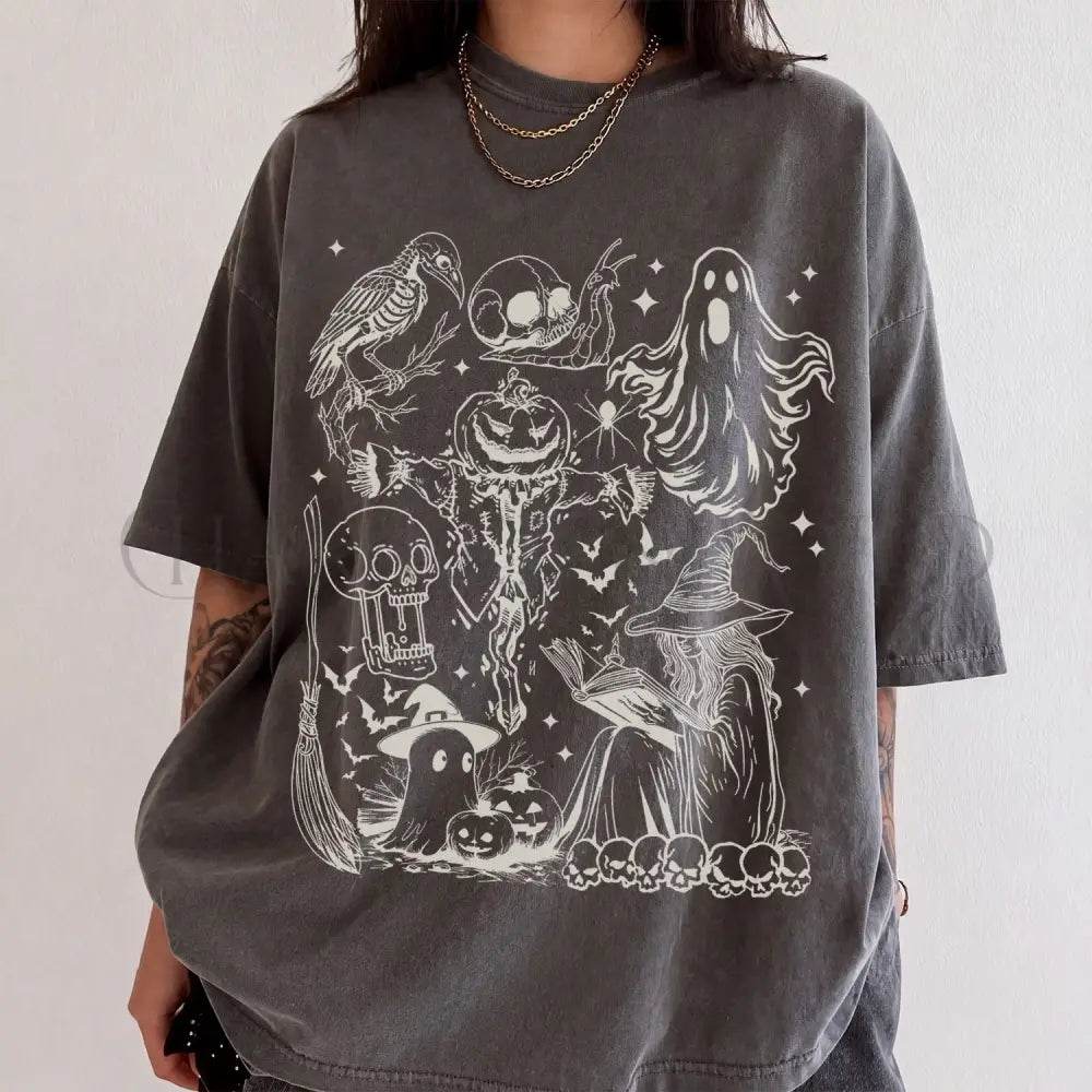 Spookiness Halloween Comfort Colors T-Shirt - Pepper / S - T-Shirt