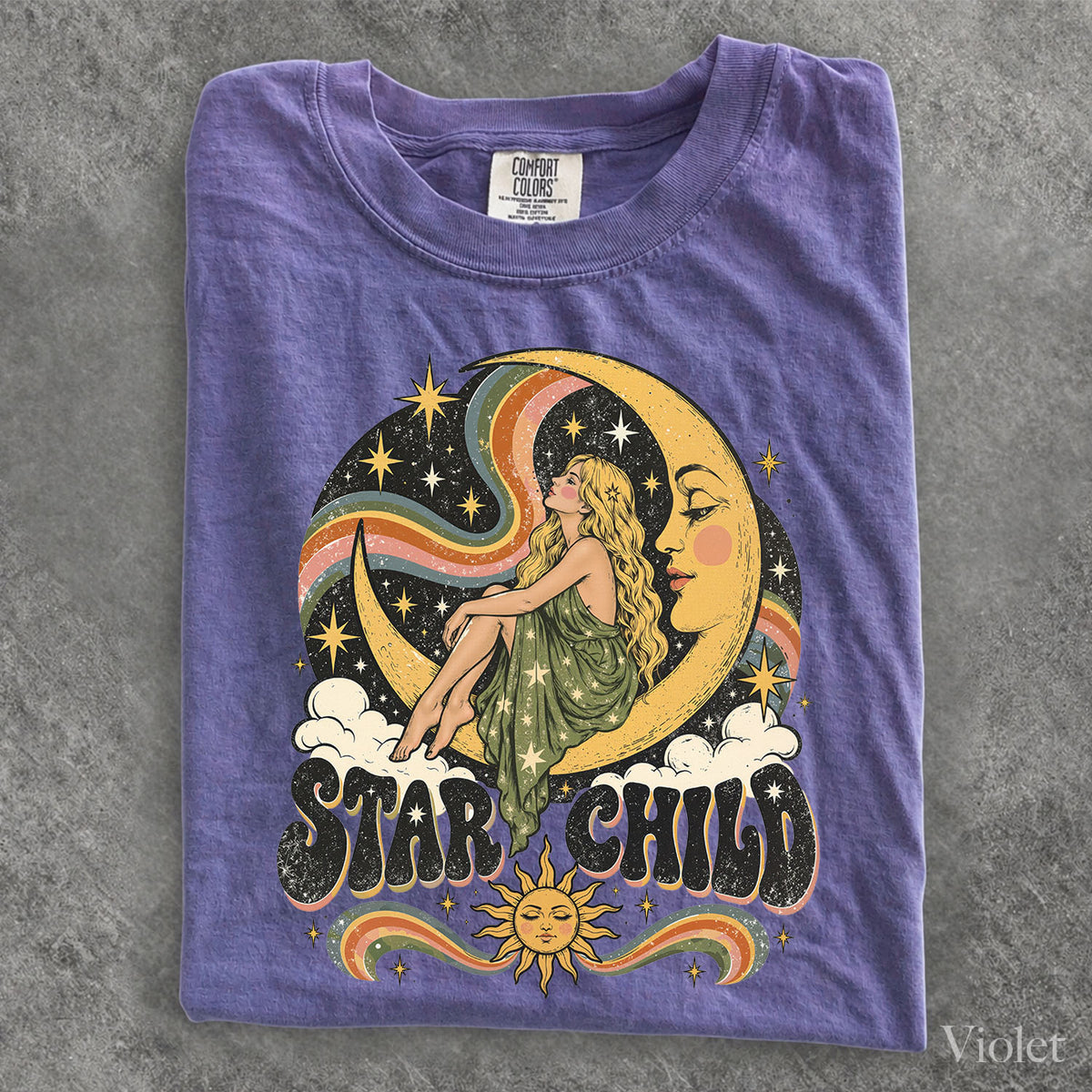 Star Child Comfort Colors T-Shirt