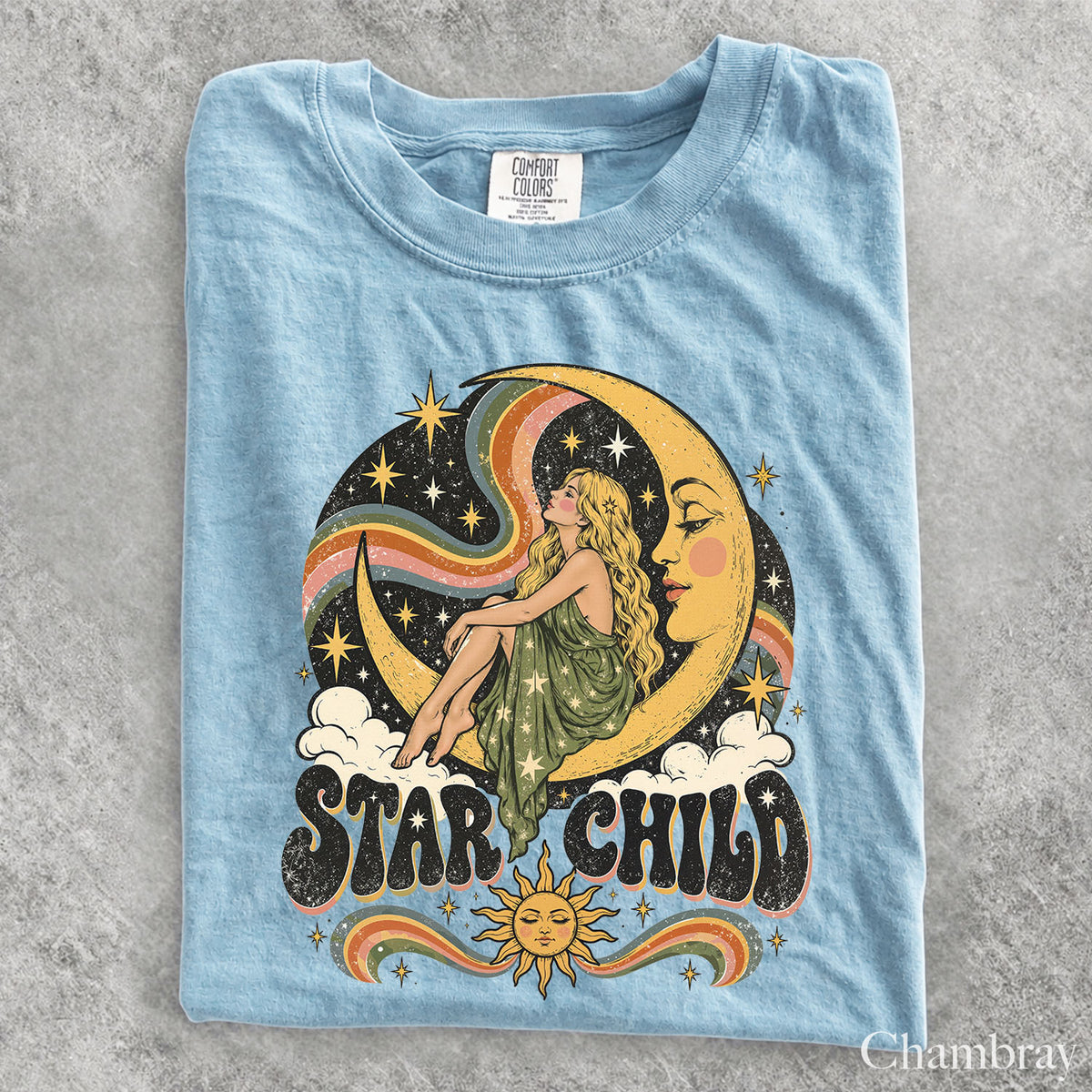 Star Child Comfort Colors T-Shirt