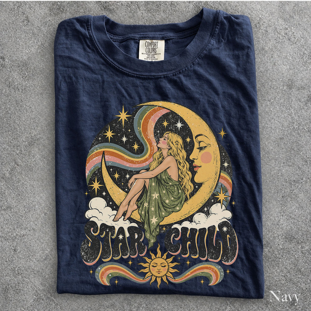 Star Child Comfort Colors T-Shirt