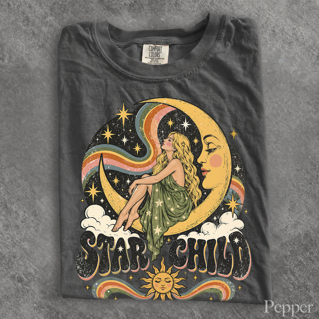 Star Child Comfort Colors T-Shirt