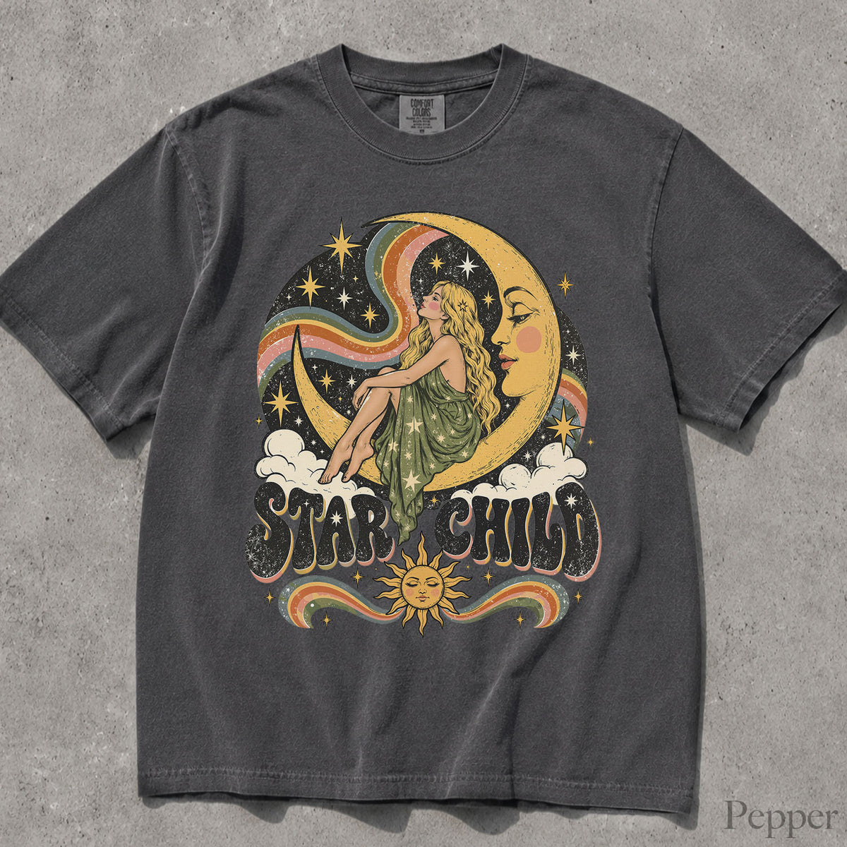 Star Child Comfort Colors T-Shirt