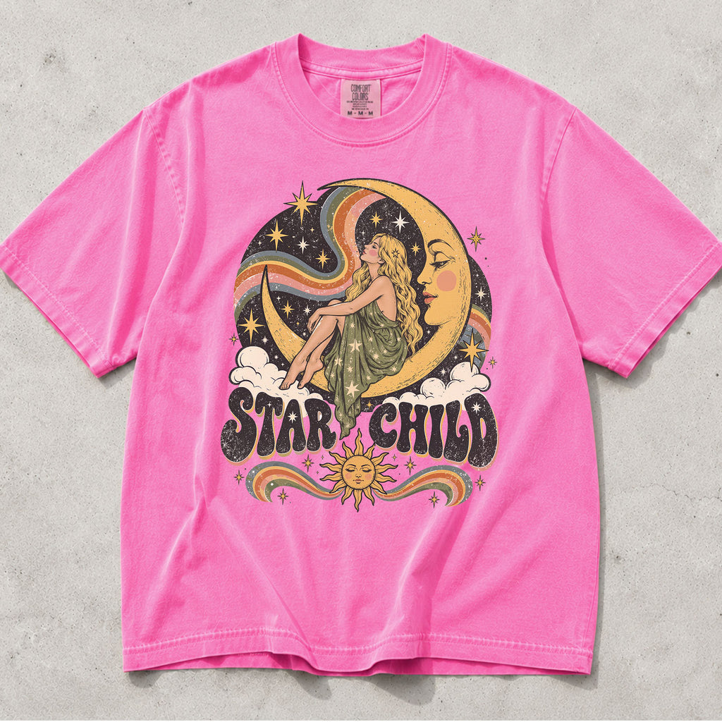 Star Child Comfort Colors T-Shirt