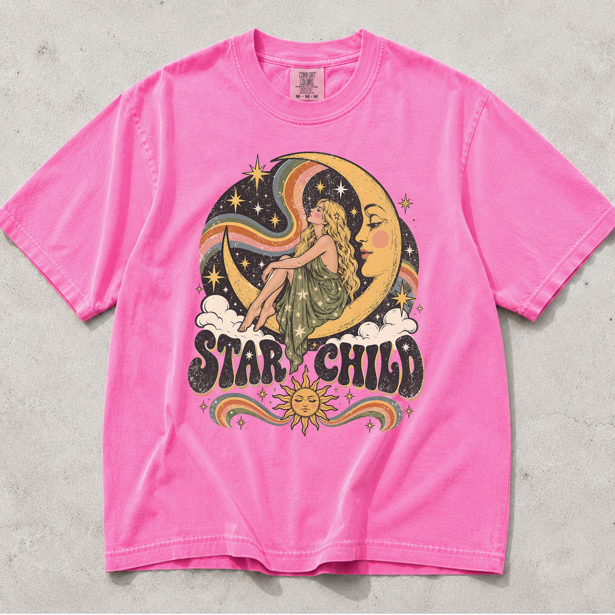 Star Child Comfort Colors T-Shirt