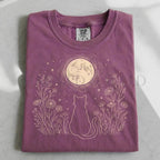 Stargazing Cat Moon T-Shirt - T-Shirt