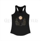 Stargazing Cat Racerback Tank Top - Charmed and Wyld