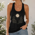 Stargazing Cat Racerback Tank Top - Charmed and Wyld