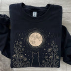 Stargazing Cat Sweatshirt - Charmed and Wyld