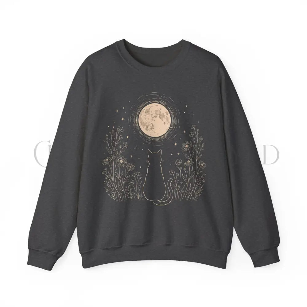 Stargazing Cat Sweatshirt - Charmed and Wyld