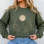 Stargazing Cat Sweatshirt - Charmed and Wyld