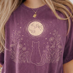 Stargazing Cat Moon T-Shirt