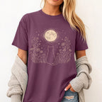 Stargazing Cat Moon T-Shirt