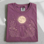 Stargazing Cat Moon T-Shirt