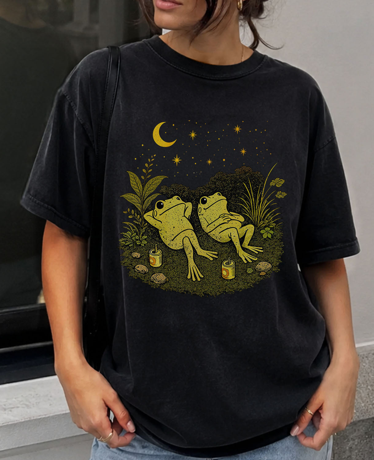 Stargazing Frogs T-Shirt