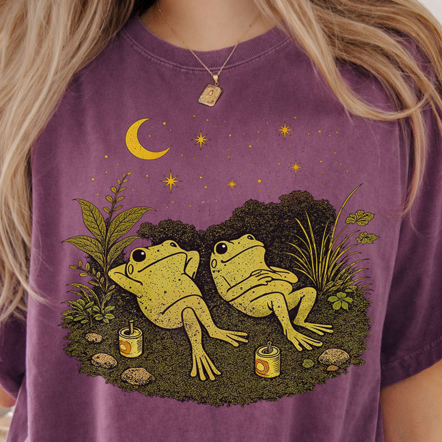 Stargazing Frogs T-Shirt