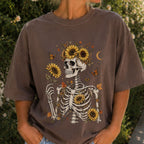 Sunflower Soul Skeleton T-Shirt