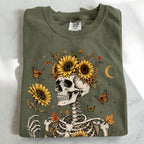 Sunflower Soul Skeleton T-Shirt
