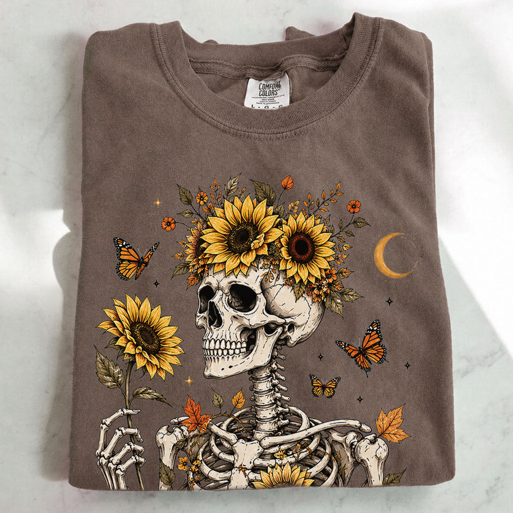 Sunflower Soul Skeleton T-Shirt