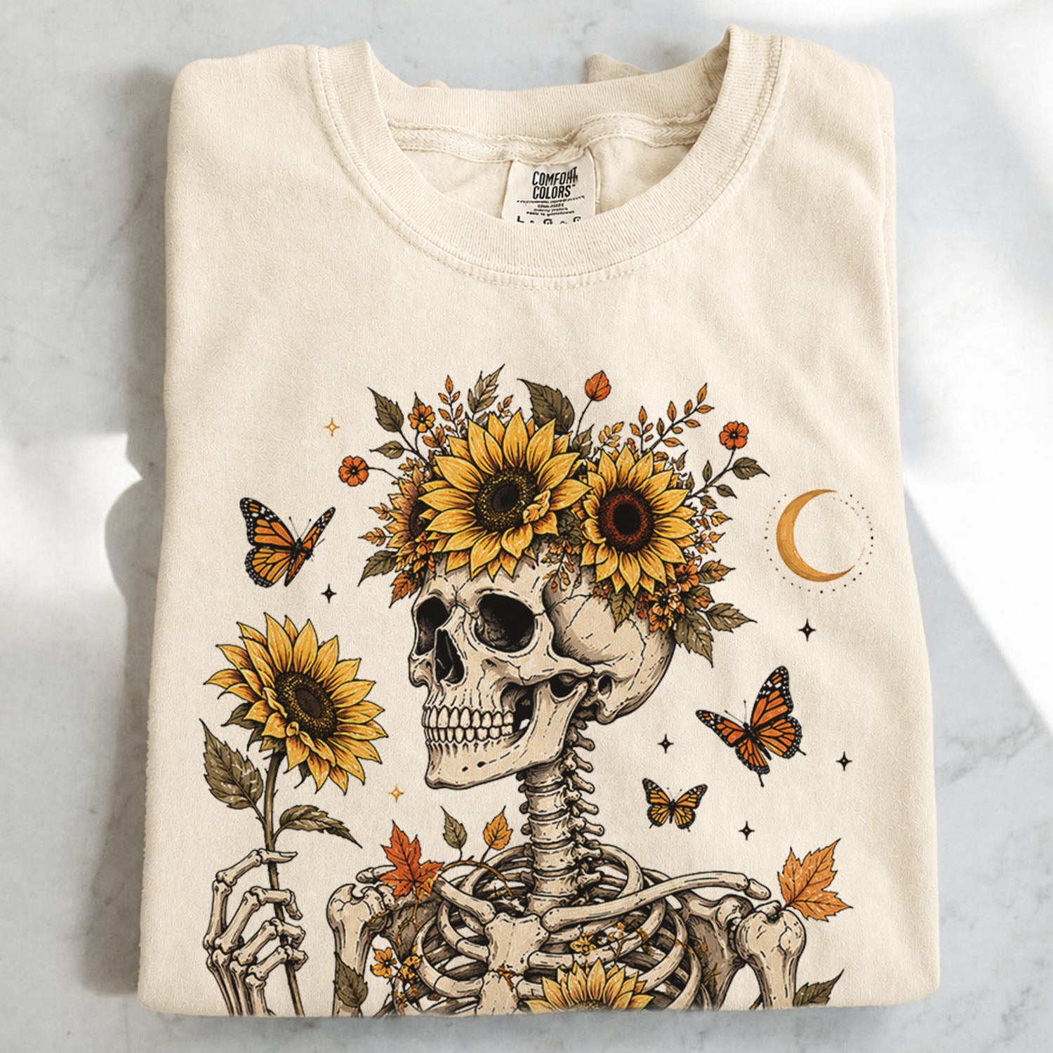Sunflower Soul Skeleton T-Shirt