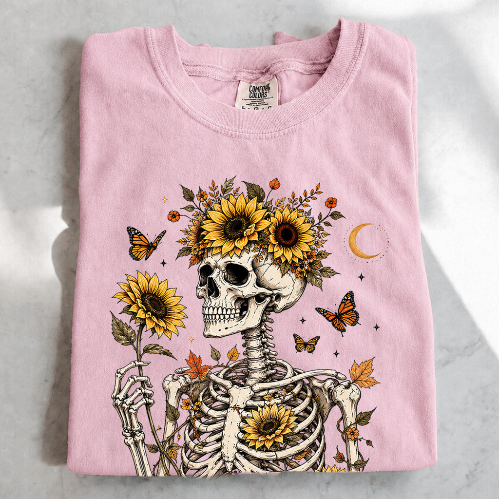 Sunflower Soul Skeleton T-Shirt