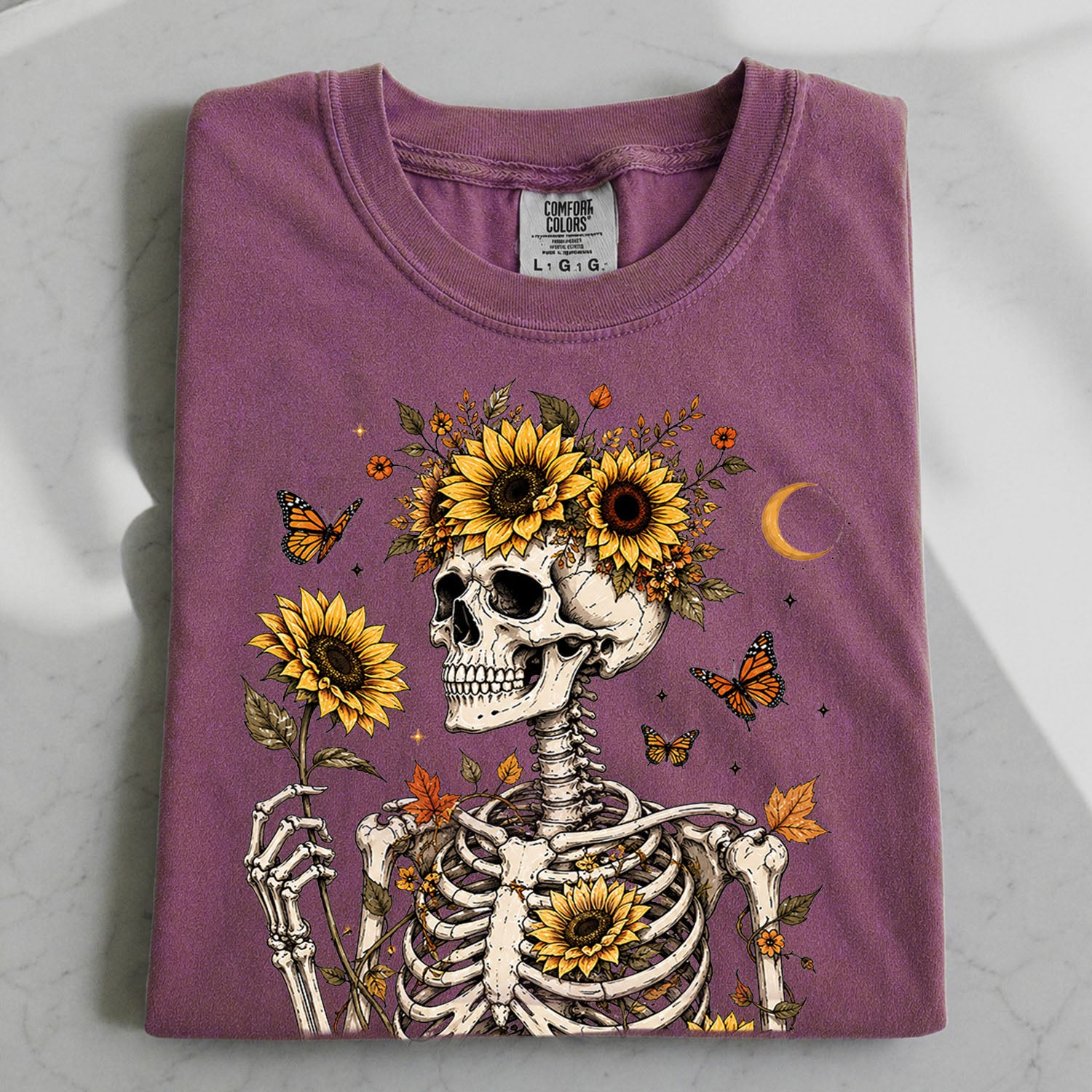 Sunflower Soul Skeleton T-Shirt