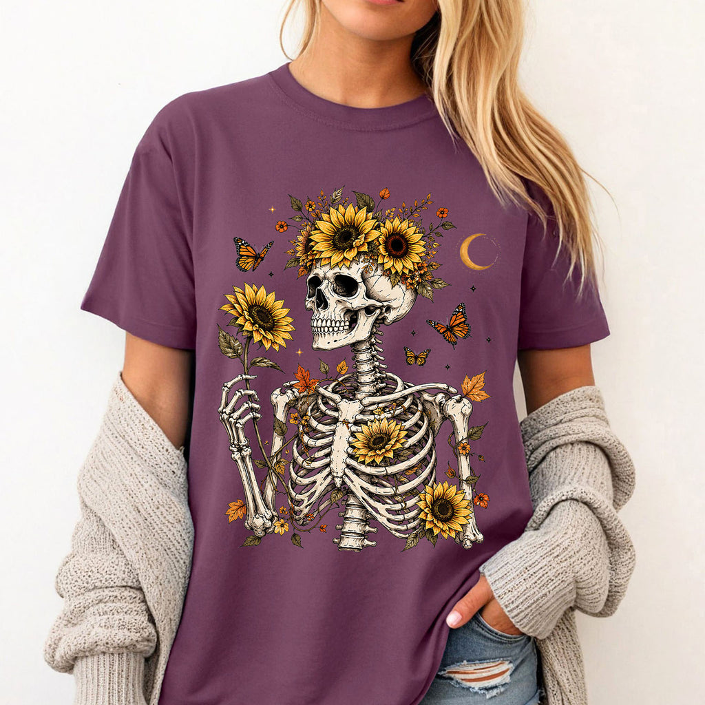 Sunflower Soul Skeleton T-Shirt