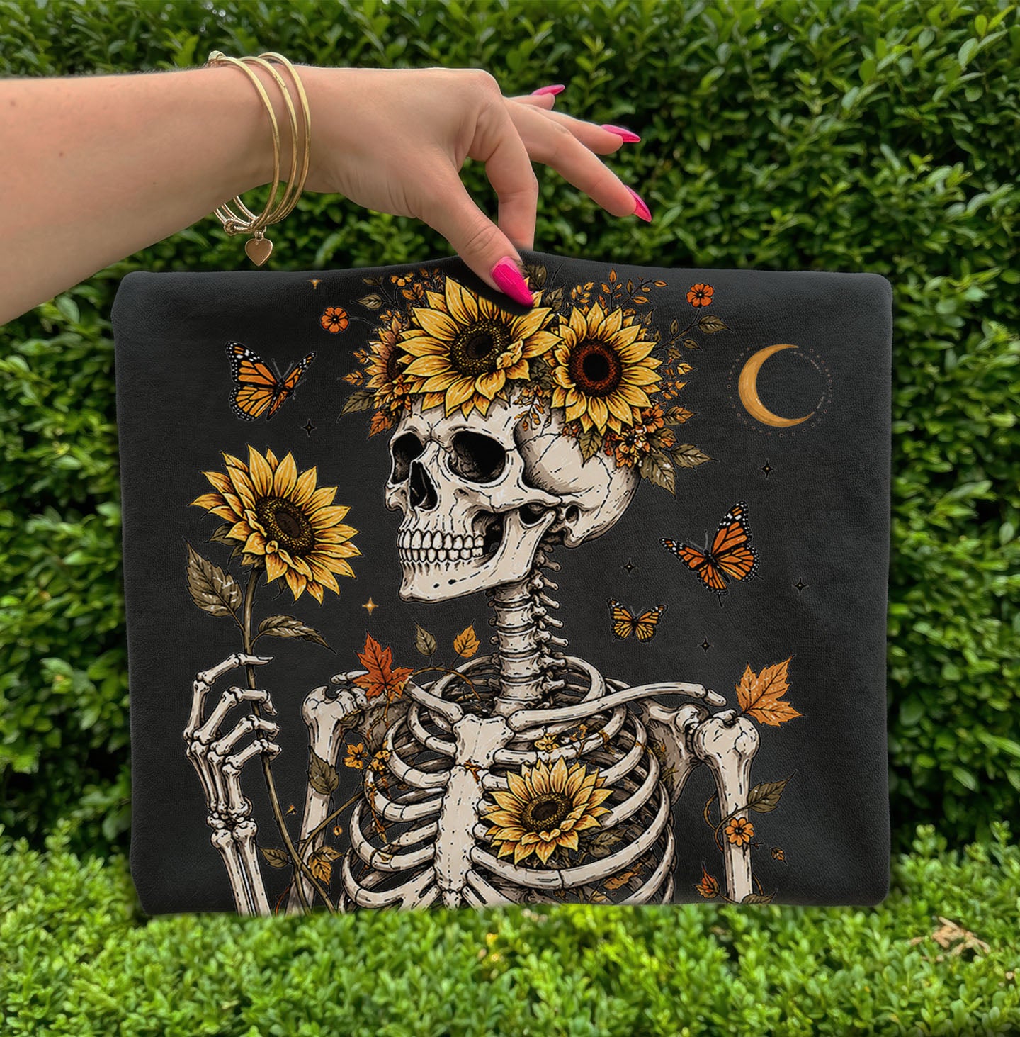 Sunflower Soul Skeleton T-Shirt