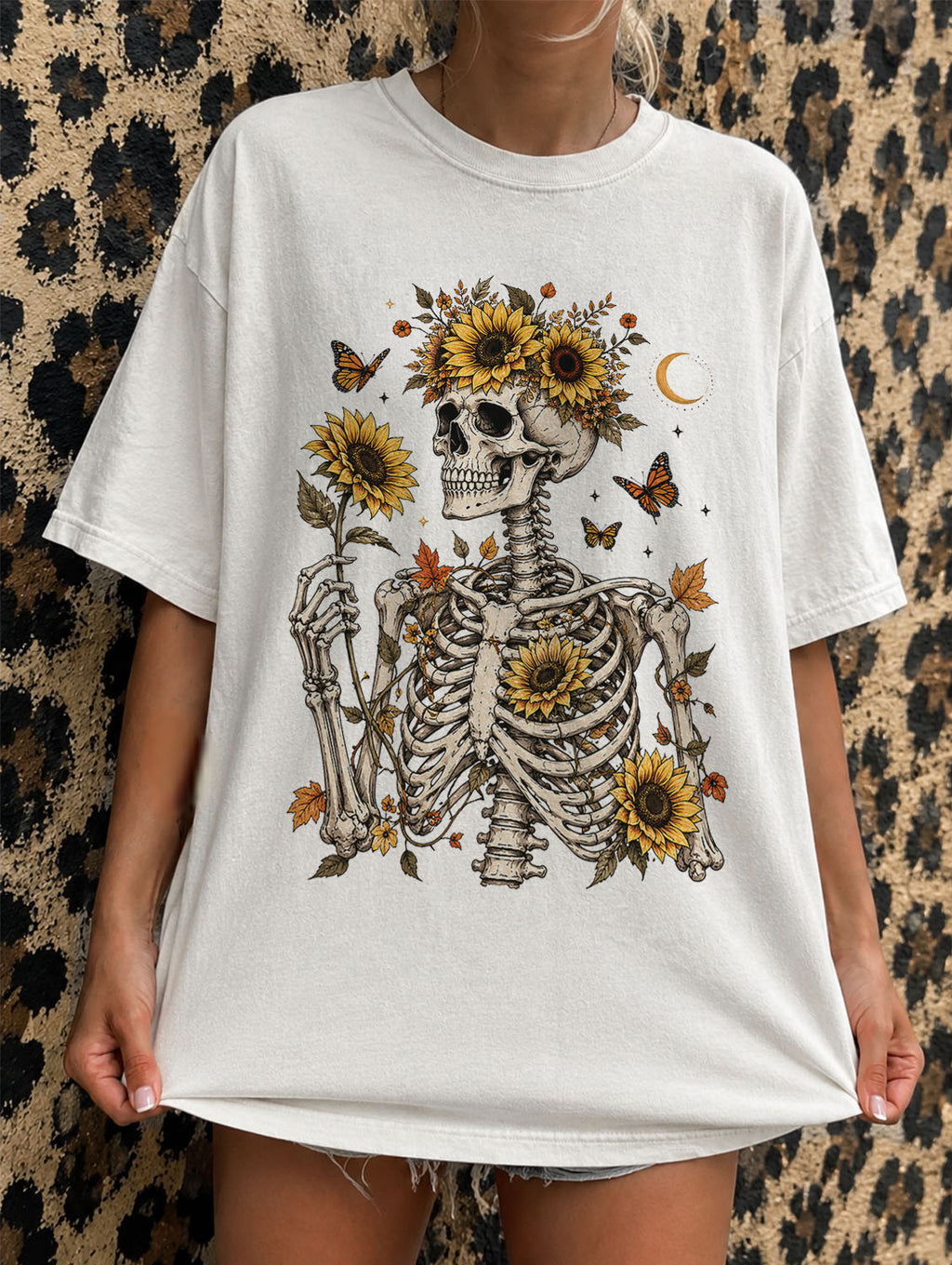 Sunflower Soul Skeleton T-Shirt