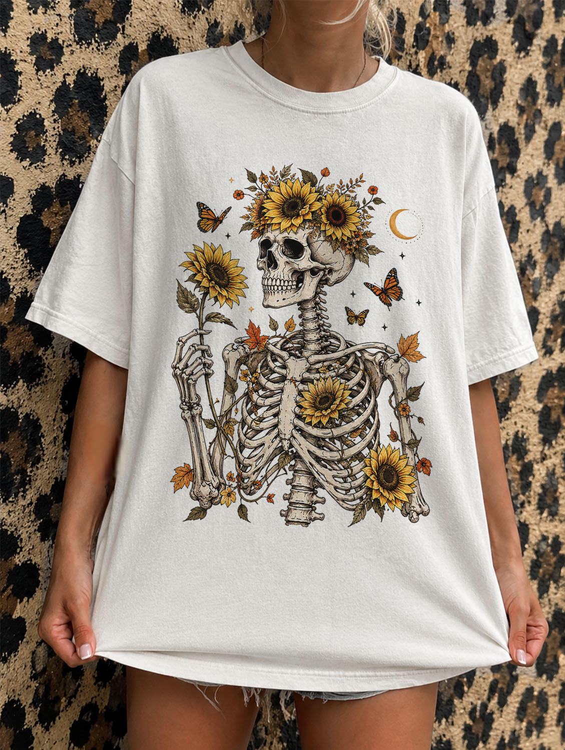 Sunflower Soul Skeleton T-Shirt