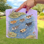 Swimming Cats in Pond T-Shirt - Orchid / S - T-Shirt