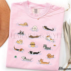 Swimming Dogs Comfort Colors T-Shirt - Blossom / S - T-Shirt