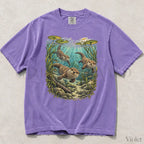 Swimming Otter Comfort Colors T-Shirt - T-Shirt