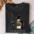 Tactical Penguin Comfort Colors T-Shirt - Black / S - T-Shirt