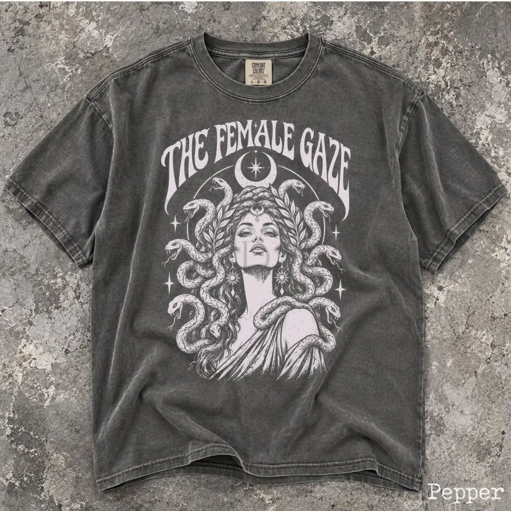 The Female Gaze Medusa Comfort Colors T-Shirt - T-Shirt