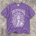 The Female Gaze Medusa Comfort Colors T-Shirt - Violet / S - T-Shirt