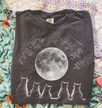 The Moon Watchers Cat T-Shirt - T-Shirt