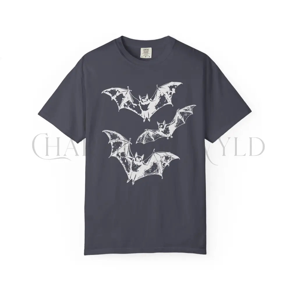 The Night Flyers Bat T-Shirt - Navy / S - T-Shirt