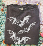 The Night Flyers Bat T-Shirt - Pepper / S - T-Shirt