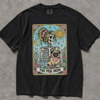 The Pug Mom Tarot Comfort Colors T-Shirt - T-Shirt