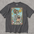 The Pug Mom Tarot Comfort Colors T-Shirt - T-Shirt