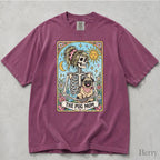 The Pug Mom Tarot Comfort Colors T-Shirt - Berry / S - T-Shirt