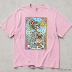 The Pug Mom Tarot Comfort Colors T-Shirt - Blossom / S - T-Shirt