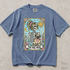 The Pug Mom Tarot Comfort Colors T-Shirt - Blue Jean / S - T-Shirt