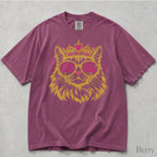 This Is An Outrage Cat Princess Comfort Colors T-Shirt - Berry / S - T-Shirt