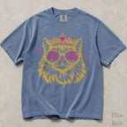 This Is An Outrage Cat Princess Comfort Colors T-Shirt - Blue Jean / S - T-Shirt