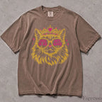 This Is An Outrage Cat Princess Comfort Colors T-Shirt - Espresso / S - T-Shirt