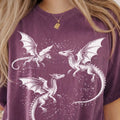 Three Dragons T-Shirt - Berry / S - T-Shirt